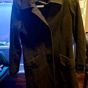 Elegant Black Trench Coat